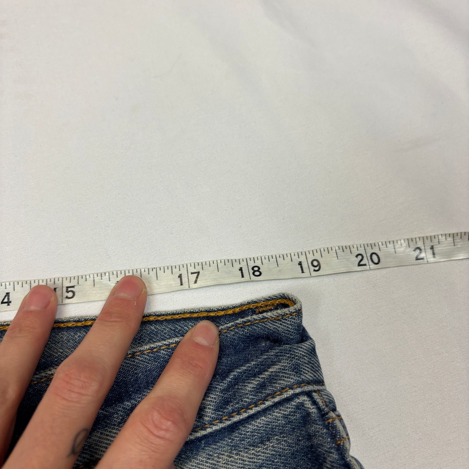 Levi's Vintage 90s Levi's 501 Straight Leg Jeans 36x33 Size US 36 / EU 52 - 5 Thumbnail