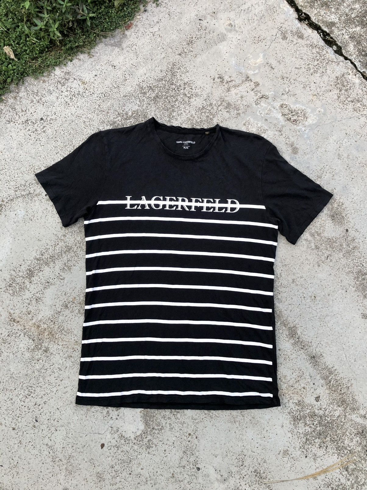 Karl Lagerfeld STRIPED⚡️⚡️KARL LEGERFELD TEE Size US M / EU 48-50 / 2 - 1 Thumbnail