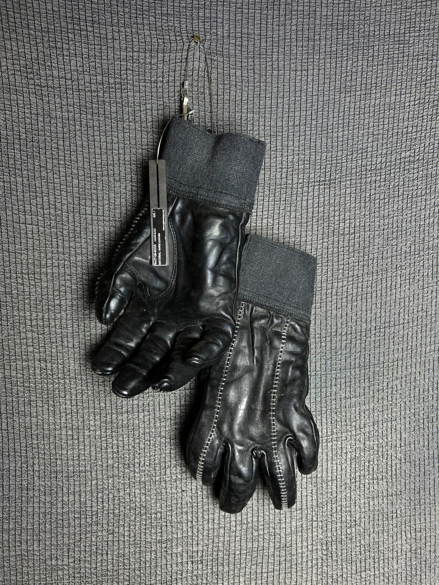 D.Hygen d hygen leather zip gloves for men Size ONE SIZE - 1 Thumbnail