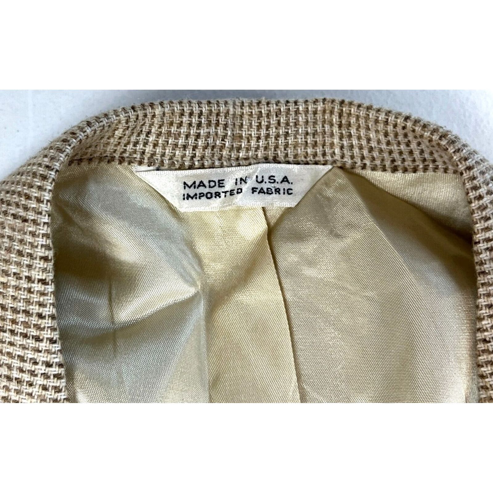 Ralph Lauren VINTAGE Ralph Lauren Blazer Wool Tweed Jacket Mens 42 Beige University Club 90s Classic Designer Jacket Size US XL / EU 56 / 4 - 7 Thumbnail