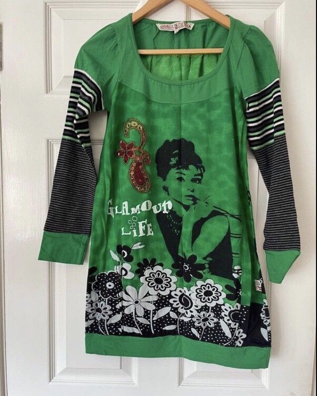 21 Savage × Hysteric Glamour Savage culture green mini dress Size S / US 4 / IT 40 - 1 Preview
