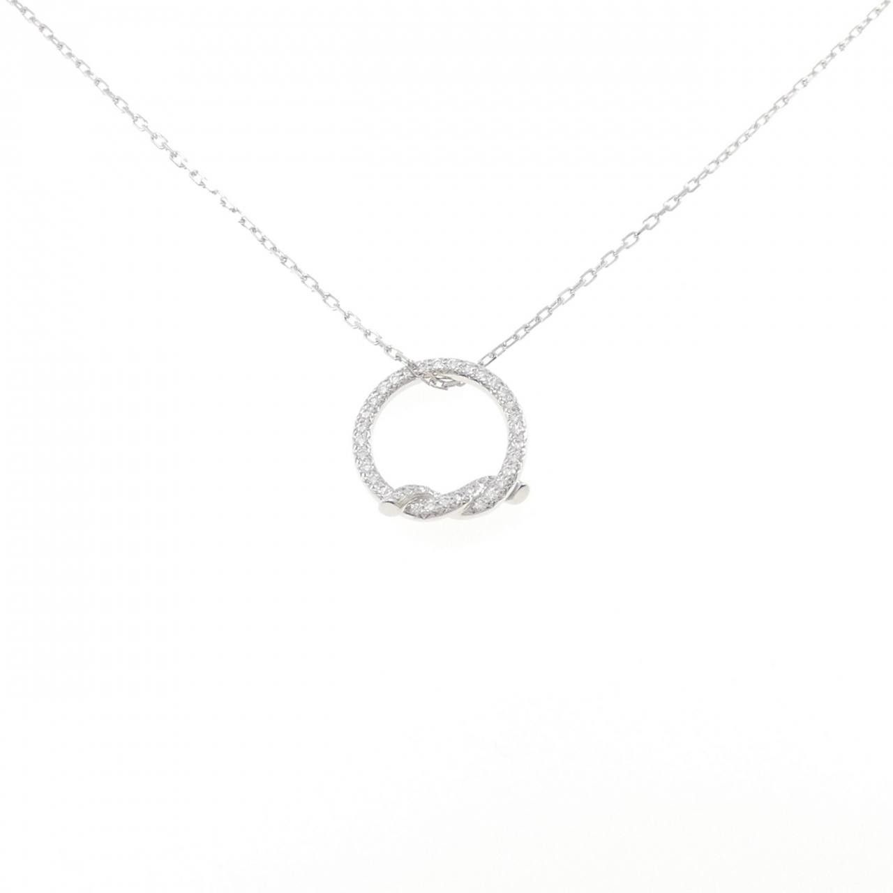 Cartier Cartier Cartier Entrelacés 750 White Gold Necklace Metal Necklace DUTY FREE for USA Size ONE SIZE - 1 Thumbnail