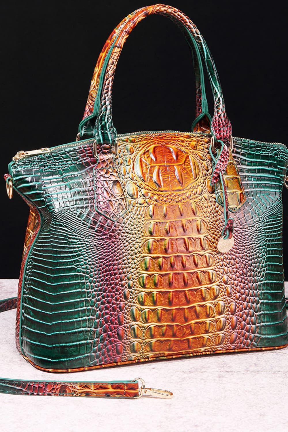 Other Gradient PU Leather Handbag Size ONE SIZE - 1 Thumbnail