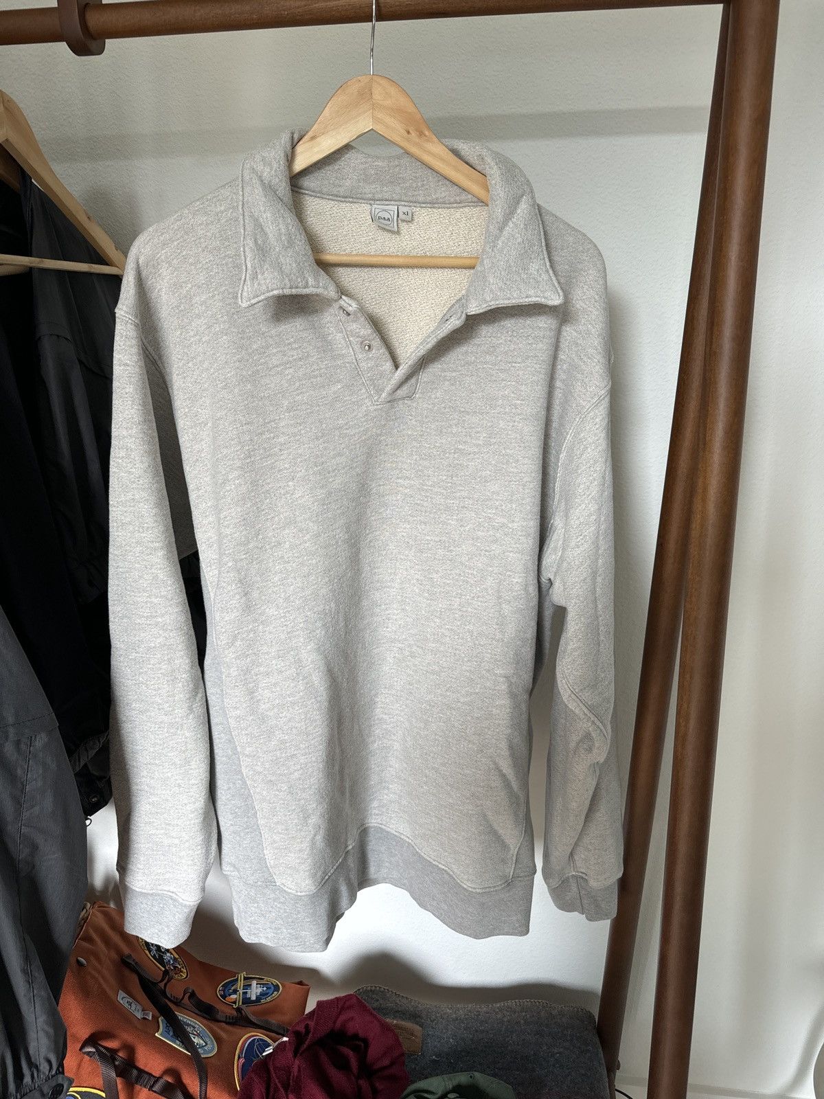 image of Paa Polo Sweatshirt - Grey, Men's (Size XL)