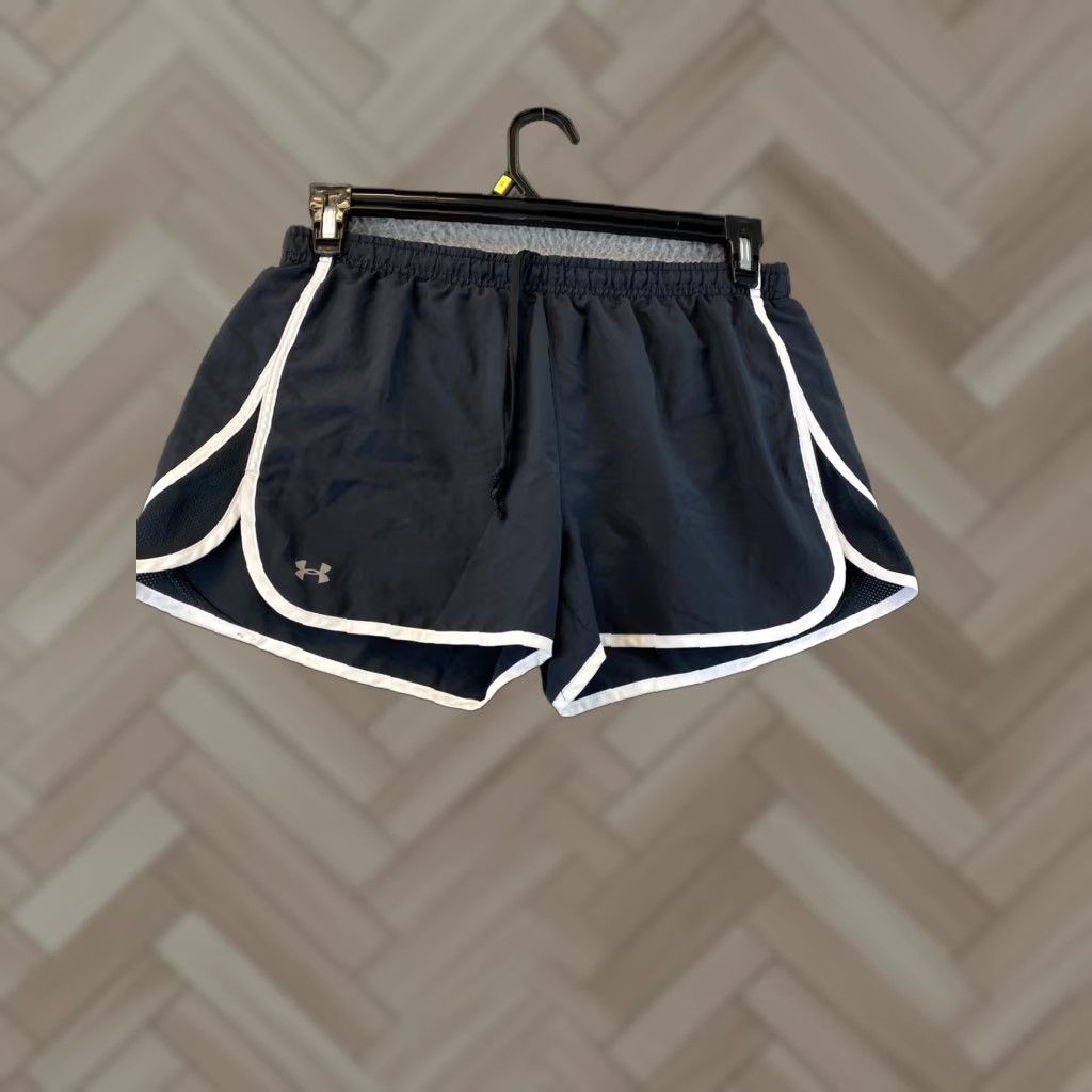 Under Armour Under Armour Women Athletic Shorts Running Drawstring Heatgear Black M / 91-43 Size 32" / US 10 / IT 46 - 1 Thumbnail