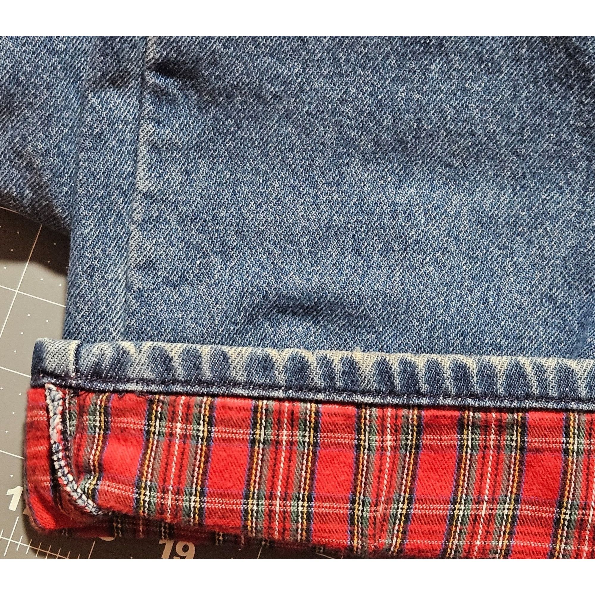 L.L. Bean L.L. Bean Women's high rise Lined Jeans Blue 8 MT Cabincore Size 30" / US 8 / IT 44 - 15 Thumbnail