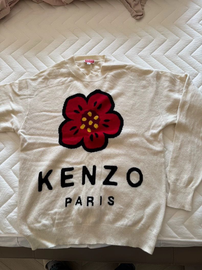 Kenzo KENZO All wool crabapple sweater Size S / US 4 / IT 40 - 1 Thumbnail