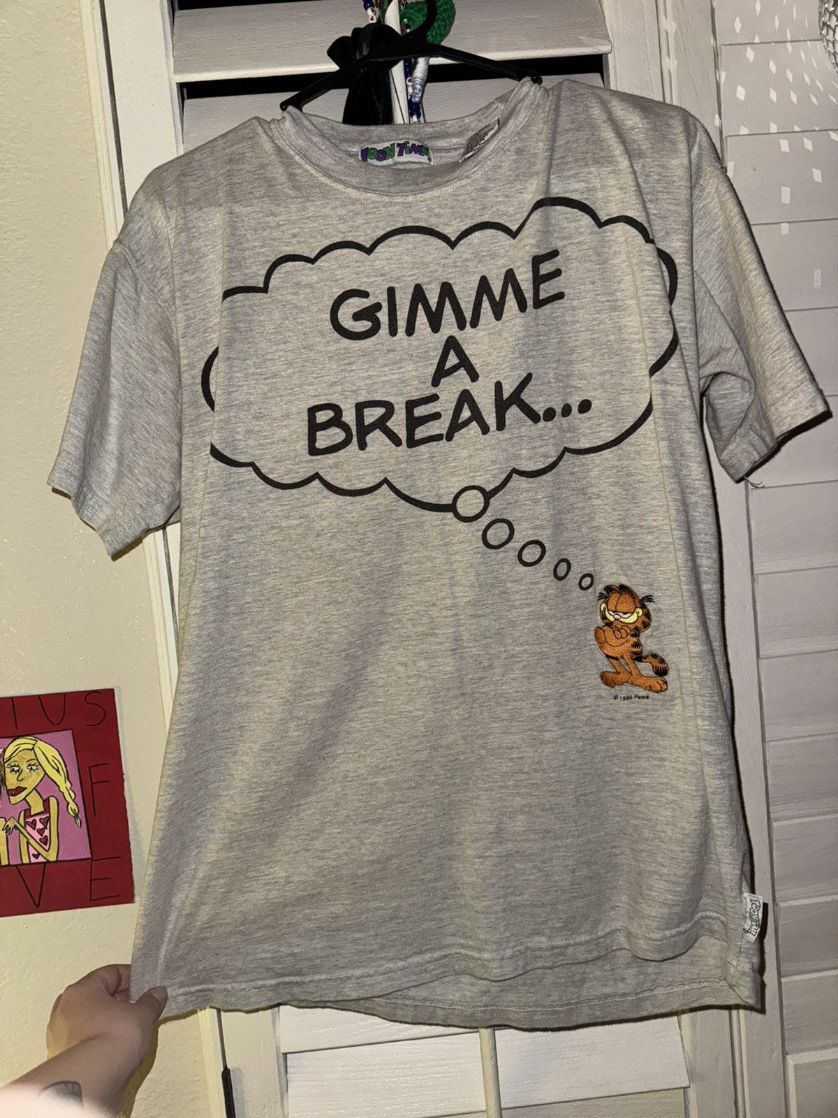 Other Vintage Garfield Tee Size XL / US 12-14 / IT 48-50 - 1 Thumbnail