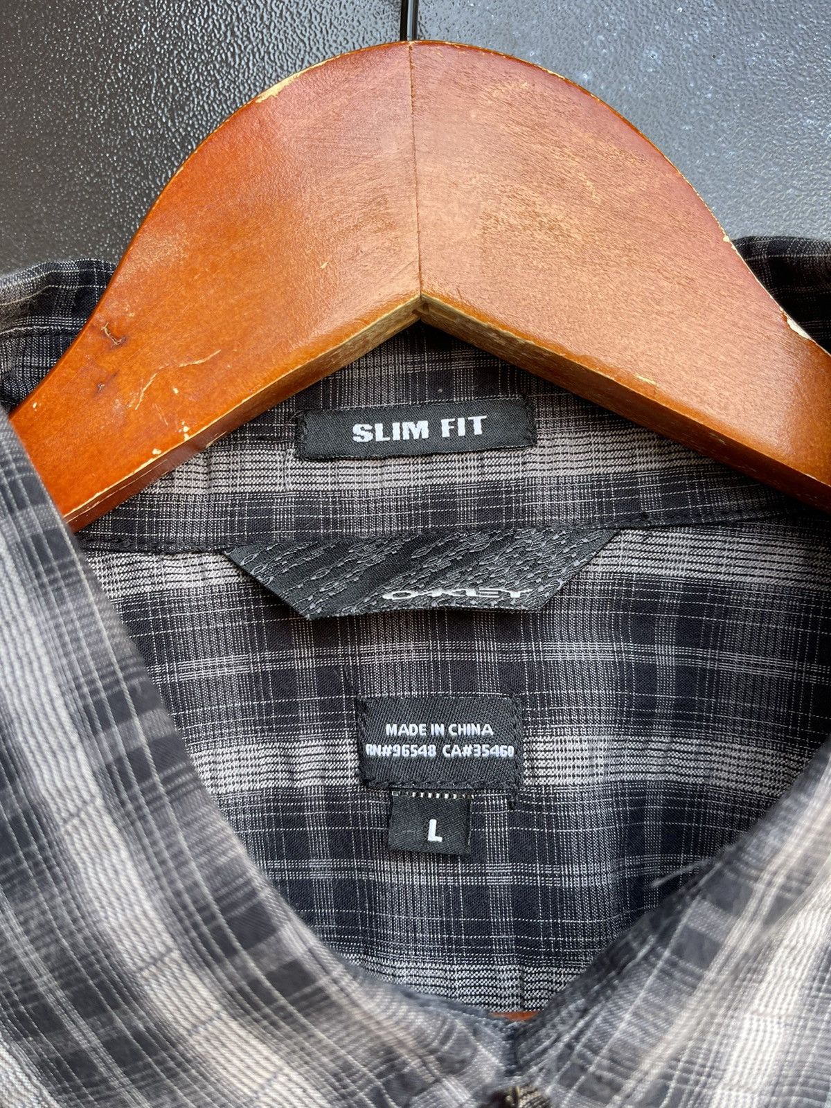 Oakley Vintage Oakley Checkered Long Sleeve Button Up Shirt Size US L / EU 52-54 / 3 - 6 Thumbnail
