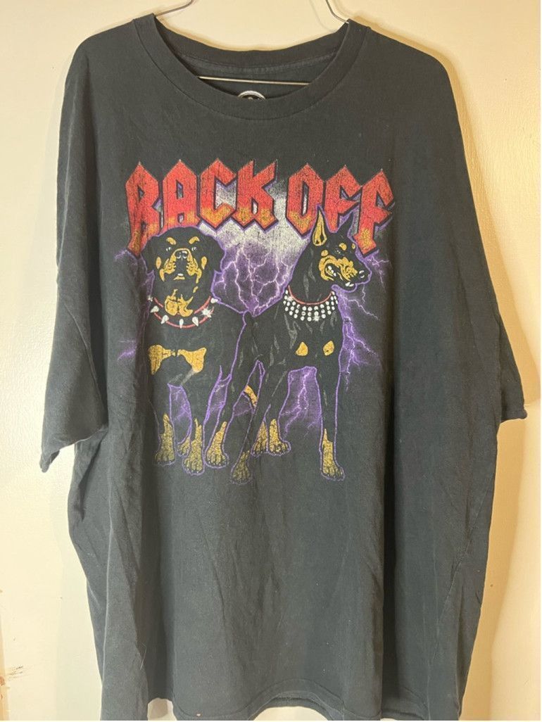 Other Men's D&M Graphic T-shirt 3XL Black Back Off Size US XL / EU 56 / 4 - 1 Thumbnail