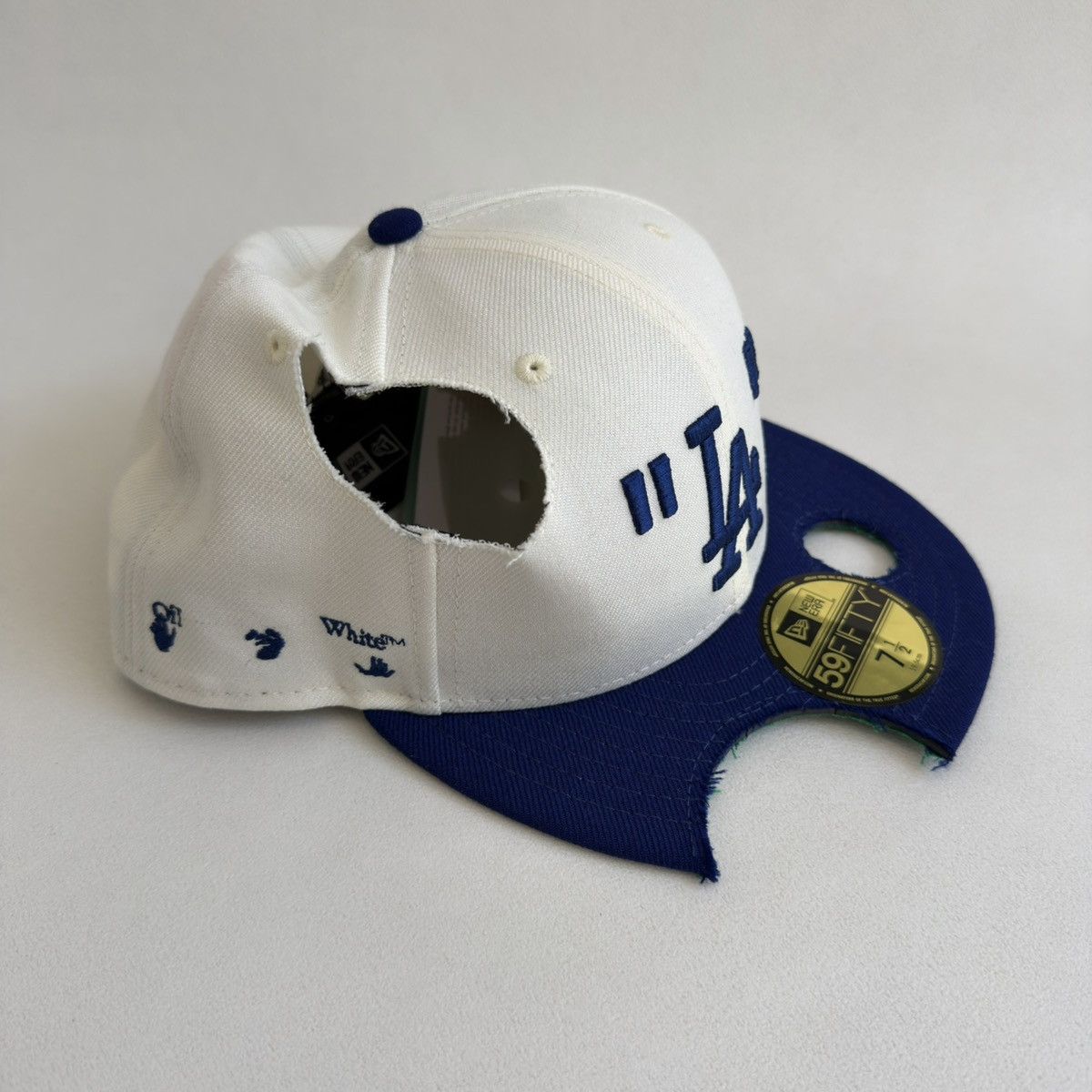 MLB × Off-White ‘Cut Out’ New Era LA Dodgers Baseball Cap Size ONE SIZE - 9 Thumbnail