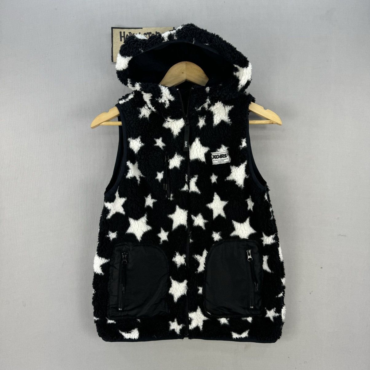 X-Girl Mountaineering x X-Girl Star Fleece Vest Size S / US 4 / IT 40 - 1 Thumbnail