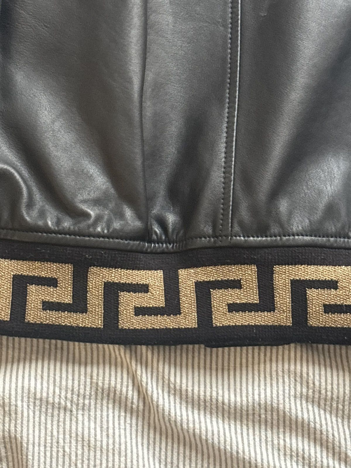 Versace ss22 versace leather jacket Size US M / EU 48-50 / 2 - 10 Thumbnail