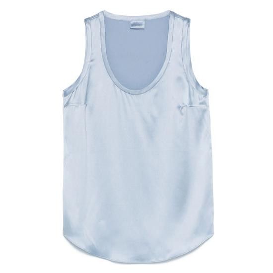 Brunello Cucinelli BRUNELLO CUCINELLI Women Tops M0C59E600 C2873 BLUE Size L / US 10 / IT 46 - 1 Thumbnail