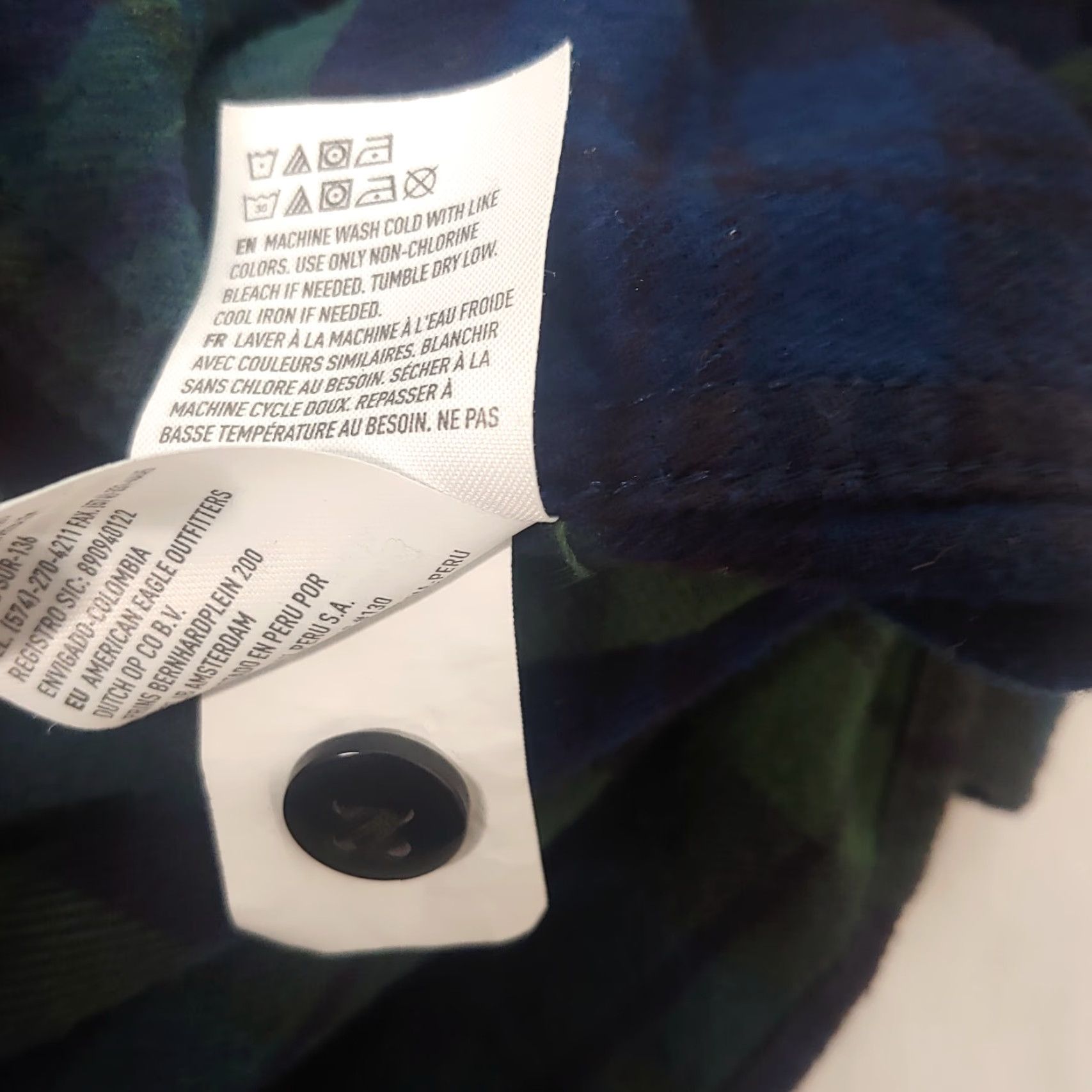 American Eagle Outfitters American Eagle Outfitters Flannel Shirt Large Blackwatch Plaid Soft Long Sleeve Mens Size US L / EU 52-54 / 3 - 7 Thumbnail
