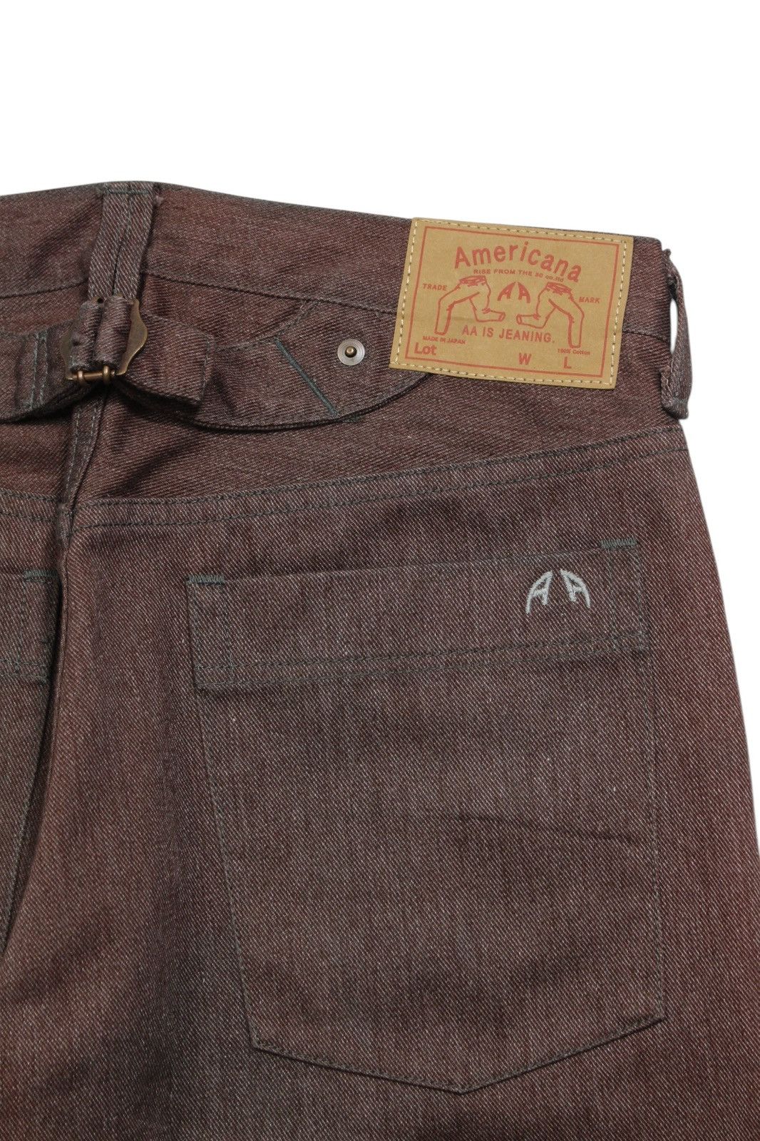 Japanese Brand × United Arrows × Vintage 2000S AA JEANS BY GREEN LABEL RELAXING Size US 30 / EU 46 - 9 Thumbnail