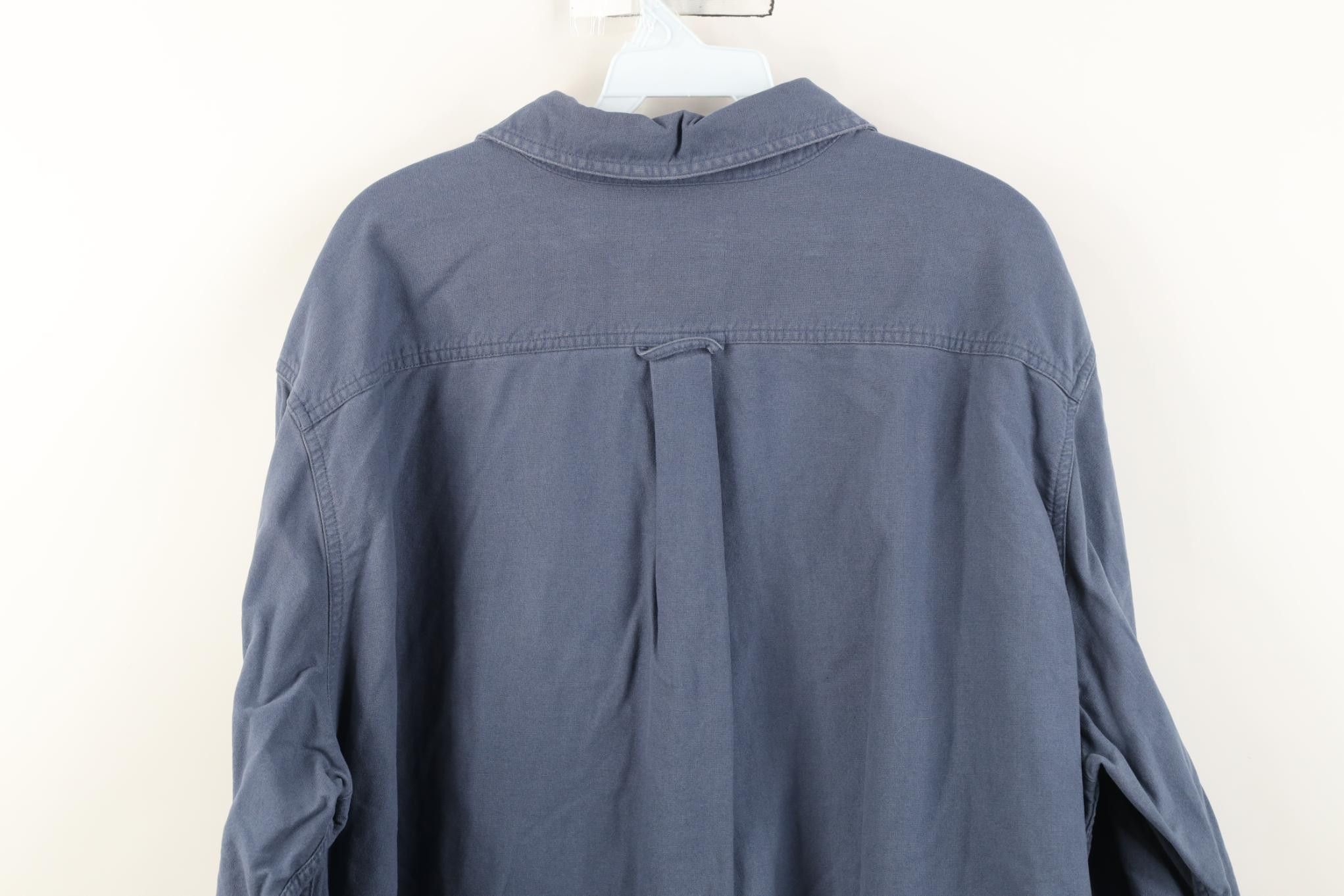 Eddie Bauer Vintage 90s Y2K Eddie Bauer Heavyweight Cotton Button Shirt Size US XL / EU 56 / 4 - 13 Thumbnail
