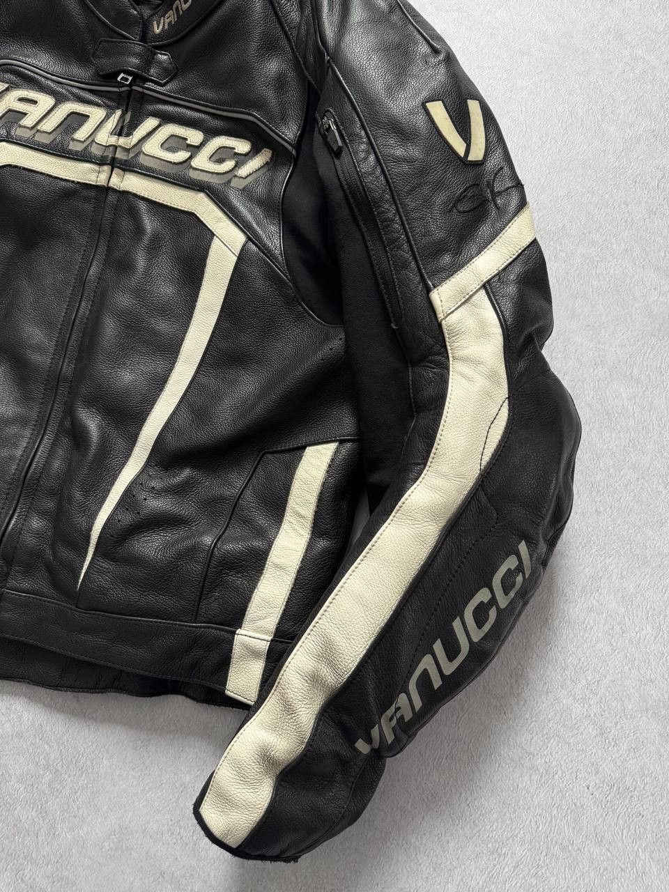Other Vanucci Moto Racing Leather Jacket With Protectors Size US L / EU 52-54 / 3 - 8 Thumbnail