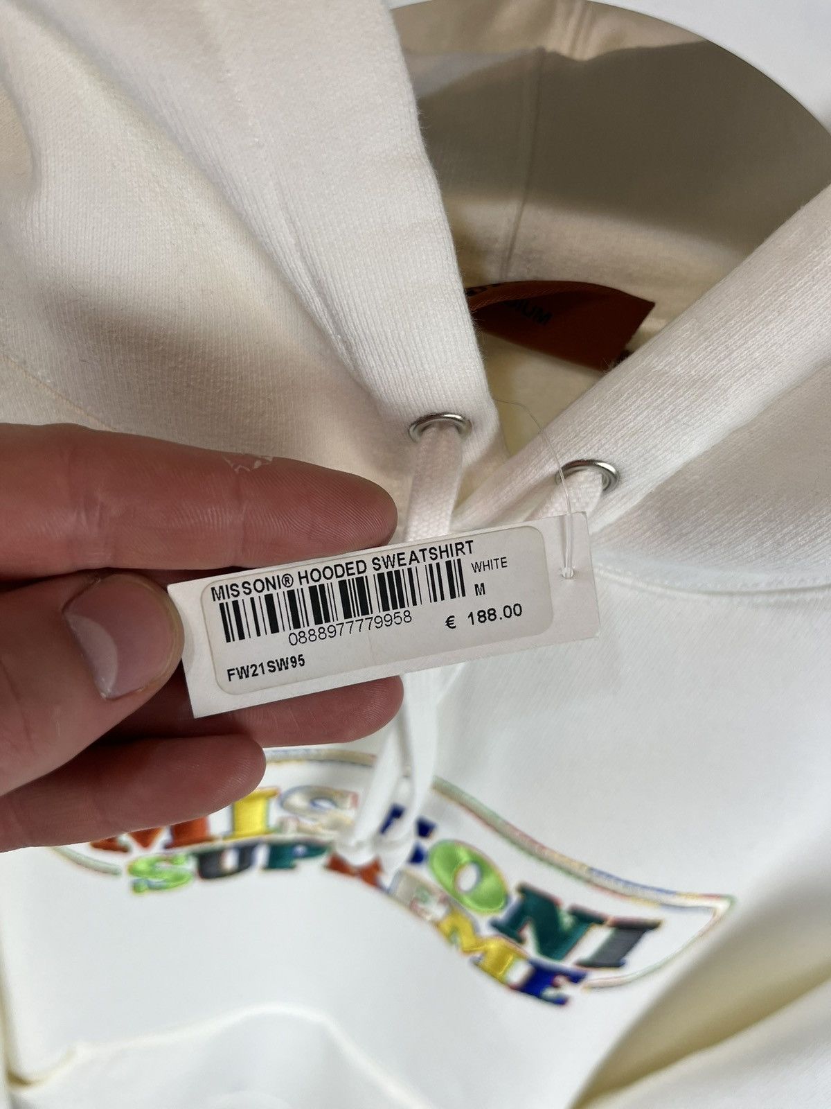 Missoni × Supreme Hoodie Missoni x Supreme FW2021 Size US M / EU 48-50 / 2 - 4 Thumbnail