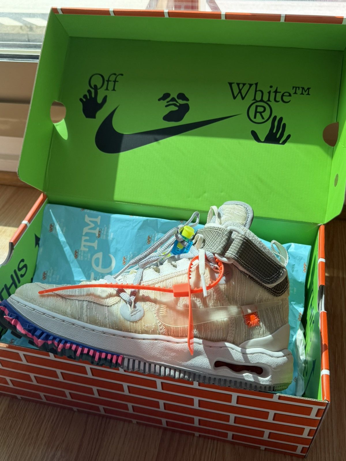 Nike × Off-White Nike Air Force 1 Mid SP x Off-White Size US 7.5 / EU 40-41 - 2 Thumbnail