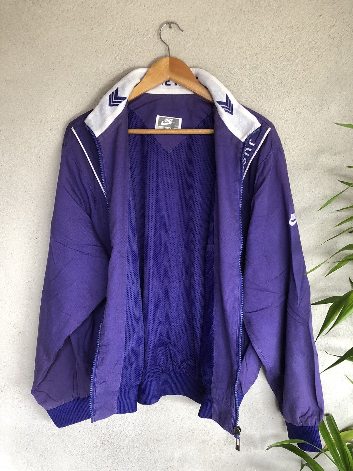 Japanese Brand × Nike × Vintage Crazy Vintage 90s Nike Just Do It Fullzipper Jacket Size US XXL / EU 58 / 5 - 9 Thumbnail