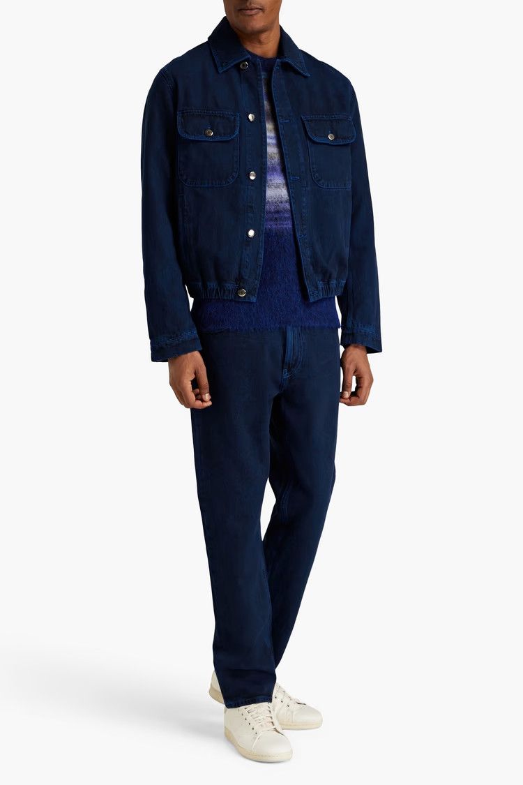 Missoni o1y0225 Denim Jacket in Midnight Blue Size US L / EU 52-54 / 3 - 4 Thumbnail