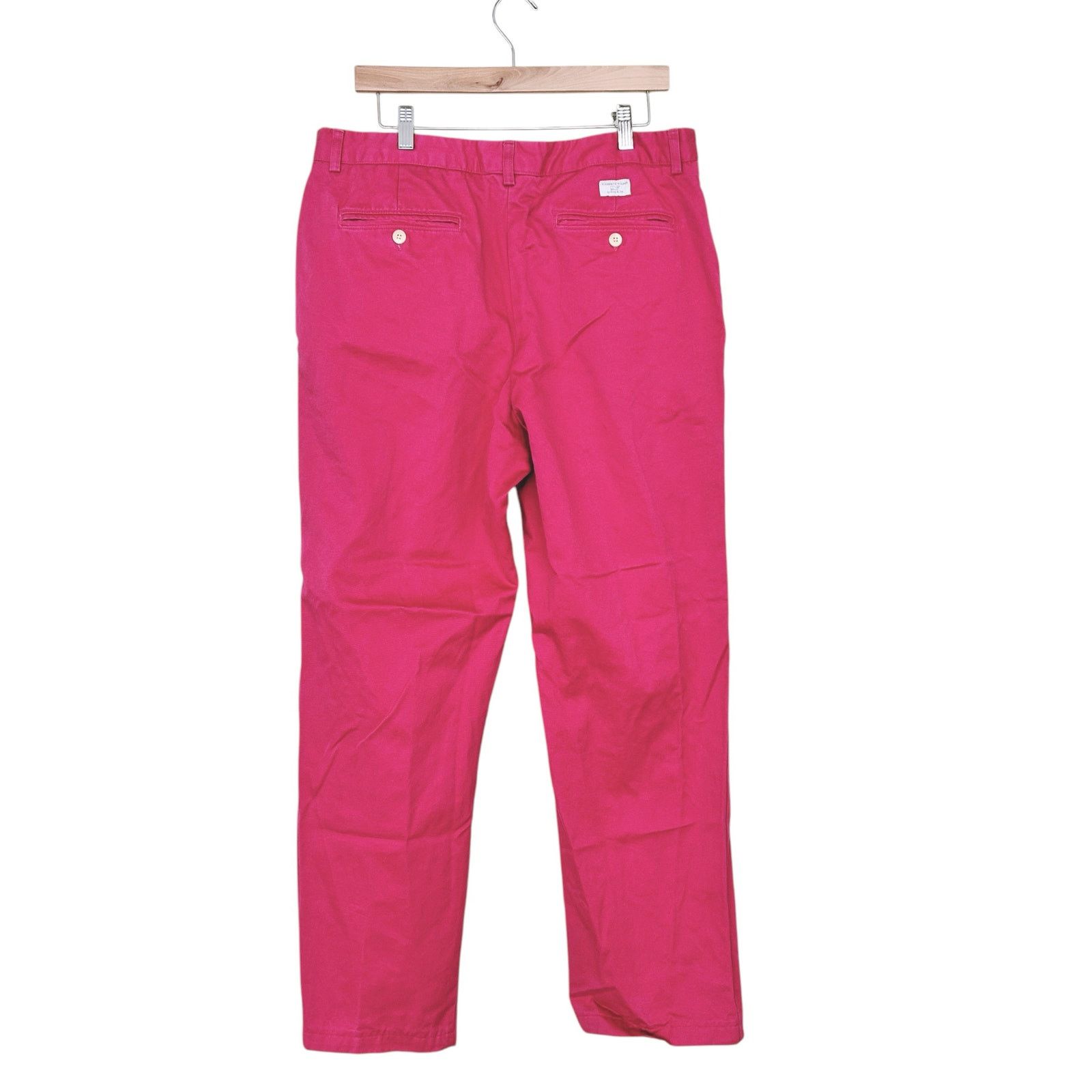 Vineyard Vines Vineyard Vines Pink Flat Front Chino Pants Sz 36x31.5" Size US 36 / EU 52 - 4 Thumbnail
