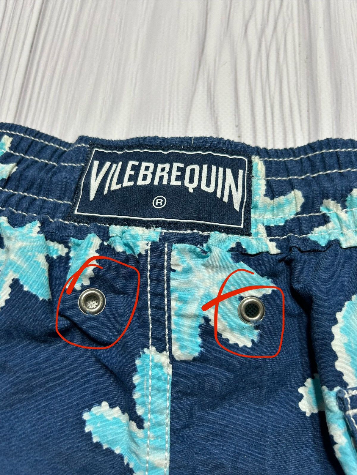 Designer × Vilebrequin Vilebrequin Nylon Beach Shorts Size L Size US 33 - 10 Thumbnail