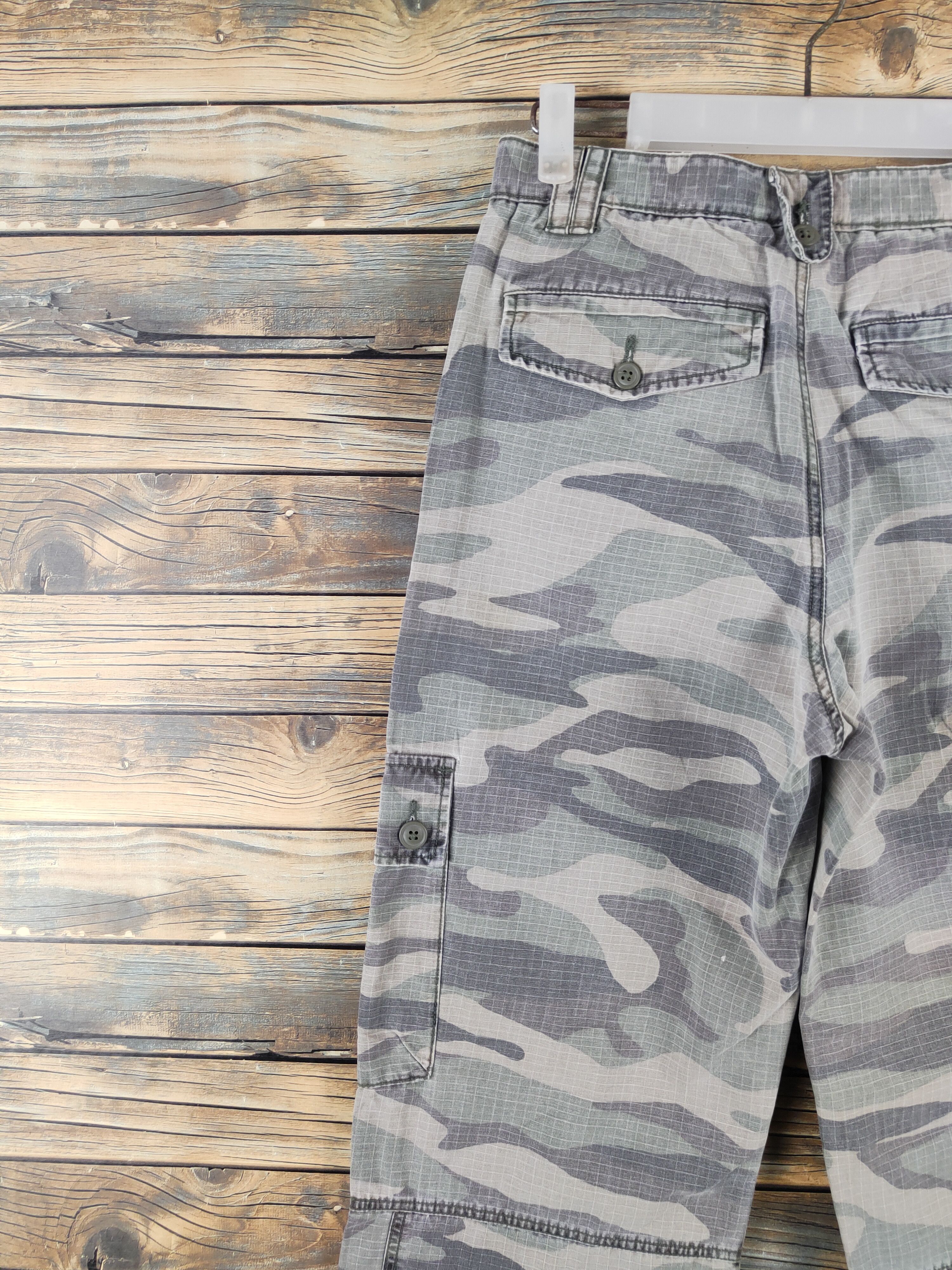 Gap DL Gap Kid Camouflage Multipocket Tactical Cargo Pants #486 Size 26" / US 2 / IT 38 - 8 Thumbnail