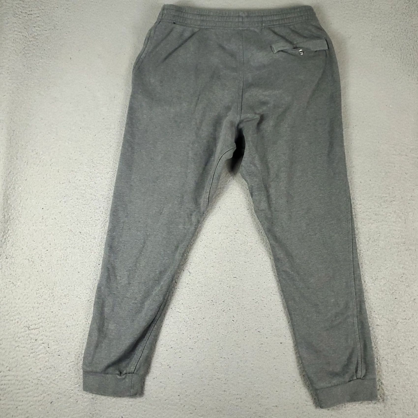 Nike Nike Pants Mens Large Gray Fleece Jogger Swoosh Sweatpants Size US 33 - 6 Thumbnail