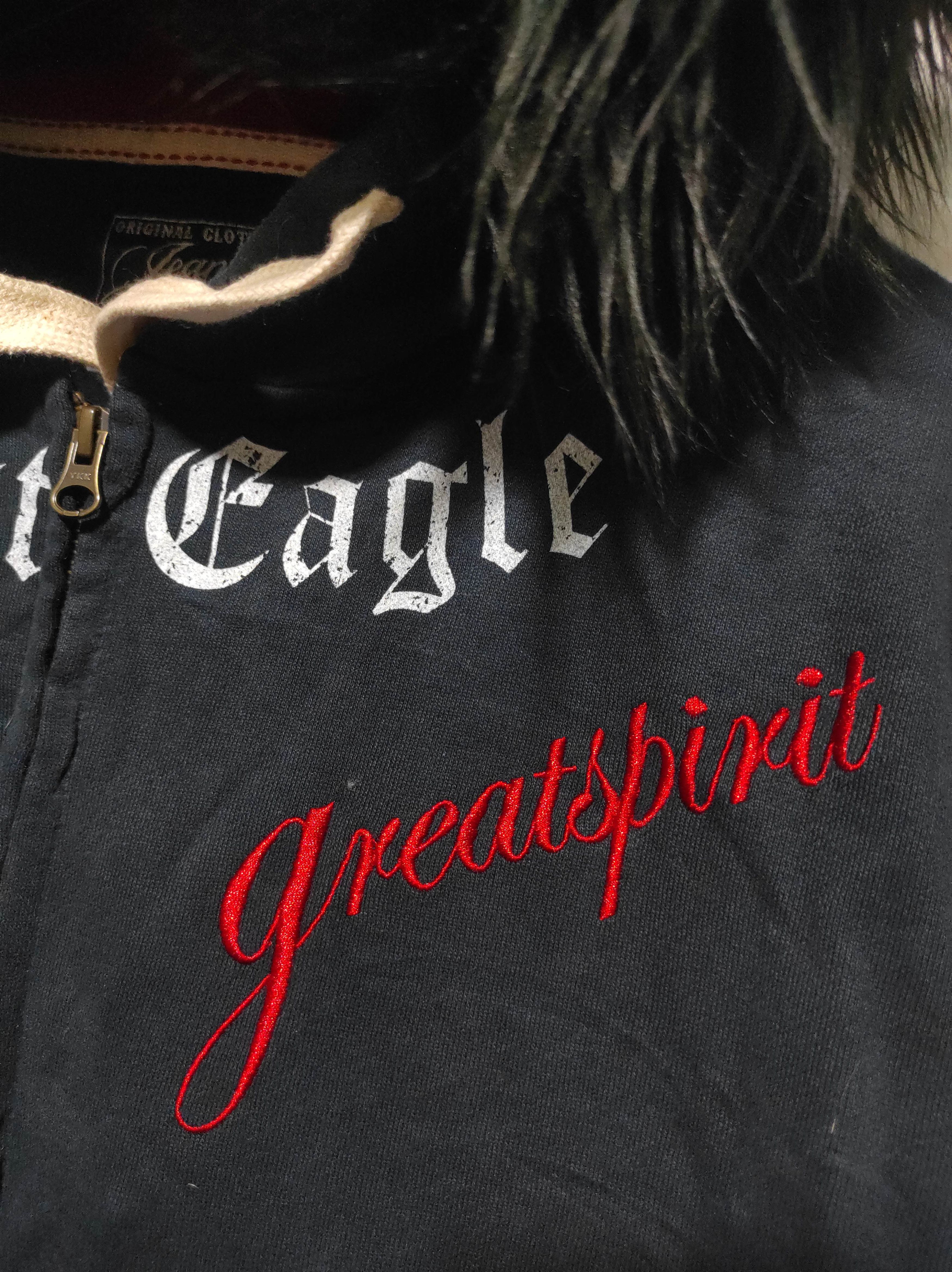 Hysteric Glamour Jeaning Wild Poem Zipper Fur Hoodie LGB style Dark Navy Size US L / EU 52-54 / 3 - 6 Thumbnail