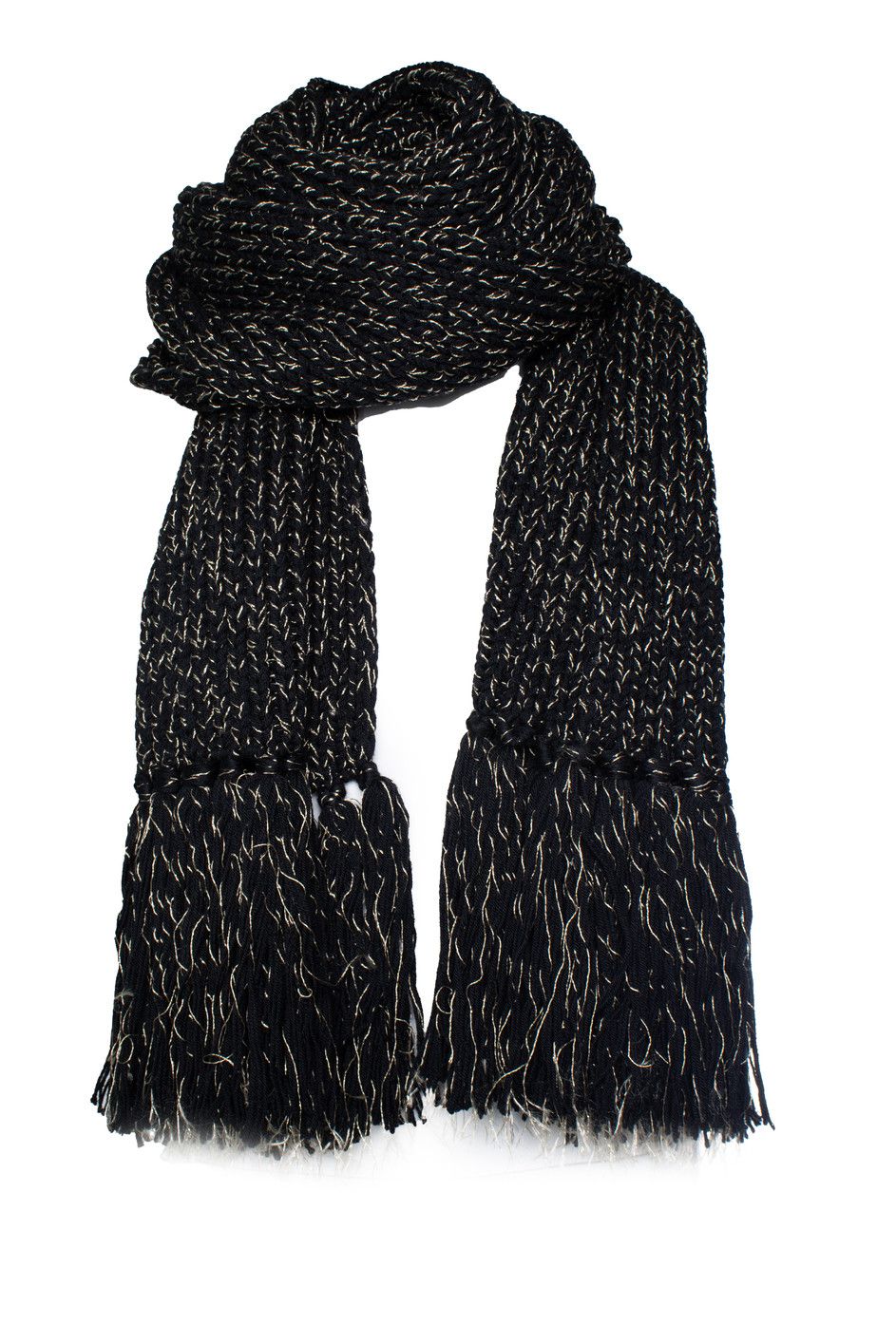 Saint Laurent Paris Saint Laurent, chunky knitted oversized scarf Size ONE SIZE - 1 Thumbnail