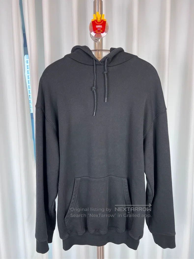 Balenciaga Balenciaga Black Cap Letter Logo Hooded Sweatshirt Size US XS / EU 42 / 0 - 1 Thumbnail