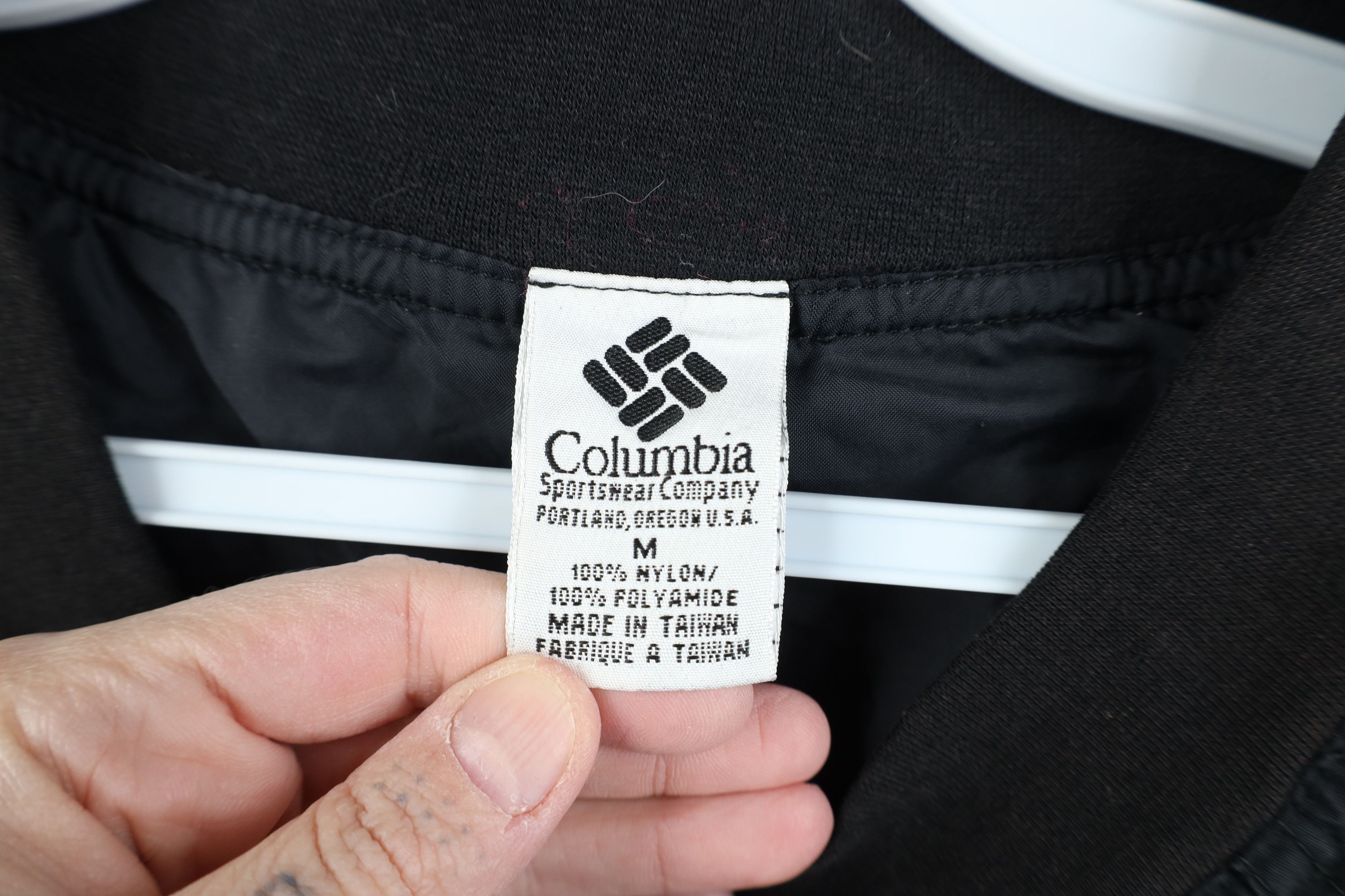 Columbia Vintage 90s Columbia Spell Pullover Windbreaker Jacket Black Size US M / EU 48-50 / 2 - 8 Thumbnail