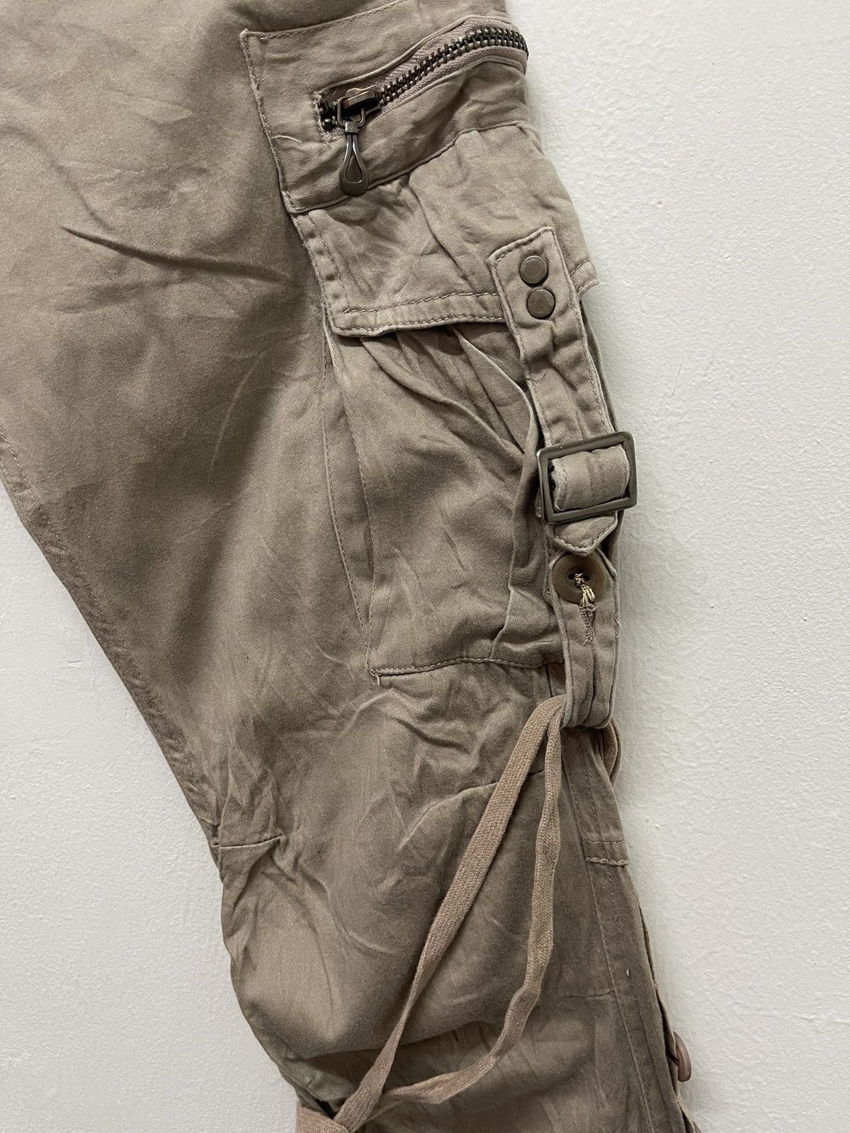 If Six Was Nine FLARE 90’s BONDAGE BOOTCUT PANTS STREETWEAR Size US 29 - 3 Thumbnail