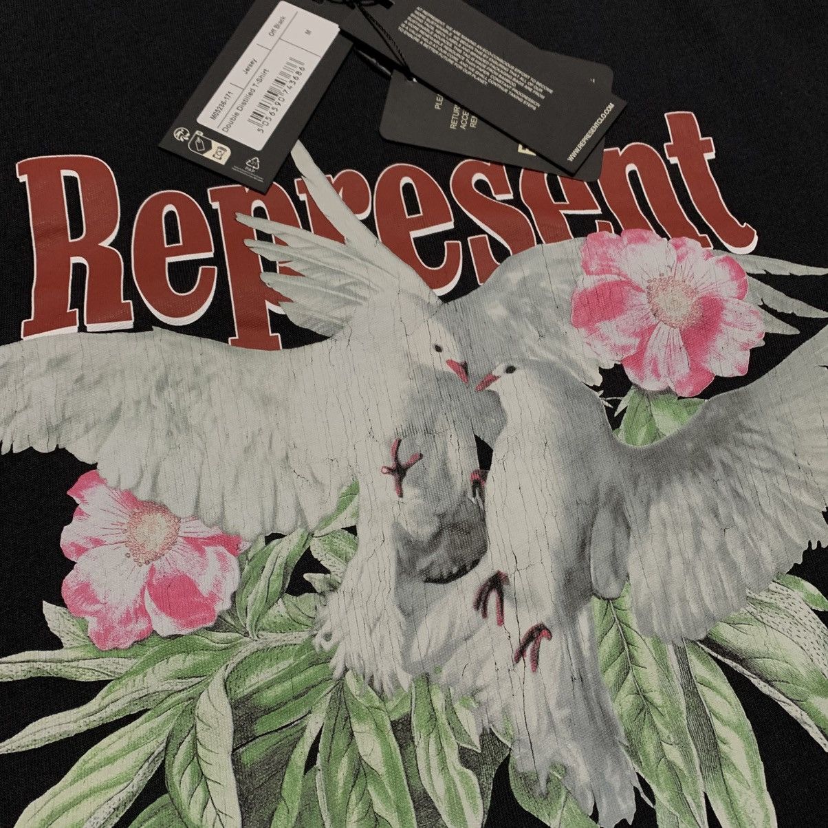 Represent Clo. Represent Medium Double Distilled Off Black Tee Size US M / EU 48-50 / 2 - 4 Thumbnail