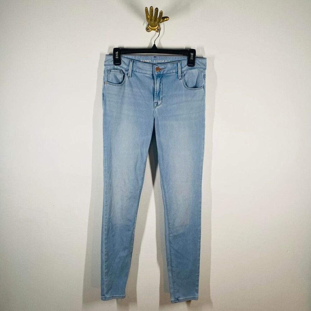 Old Navy Old Navy Rockstar 247 Light wash 30" waist Size 30" / US 8 / IT 44 - 2 Thumbnail