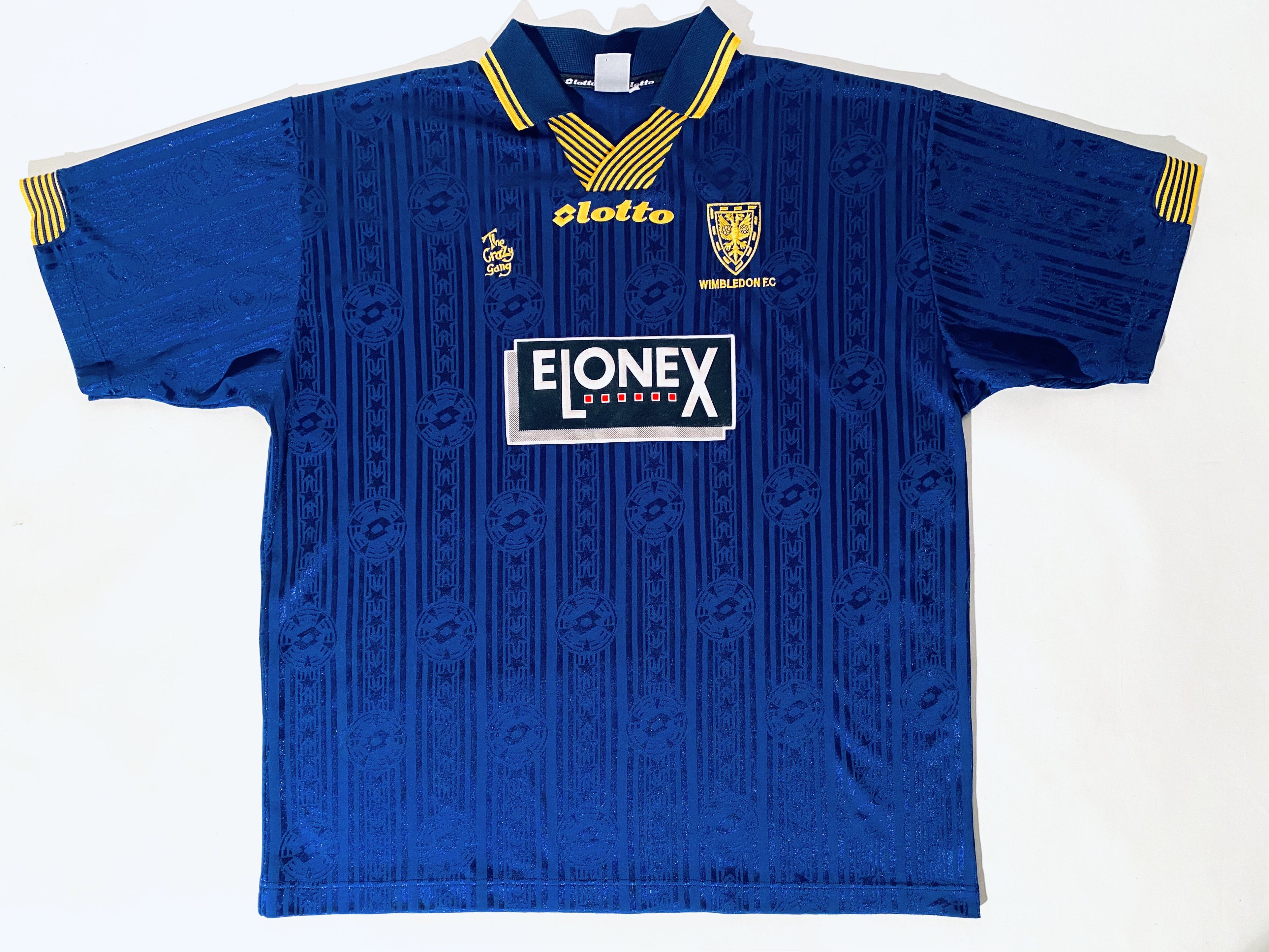 Lotto Sport Wimbledon FC Home Football Shirt 1997 - 1999 Crazy Gang Size US XXL / EU 58 / 5 - 3 Thumbnail