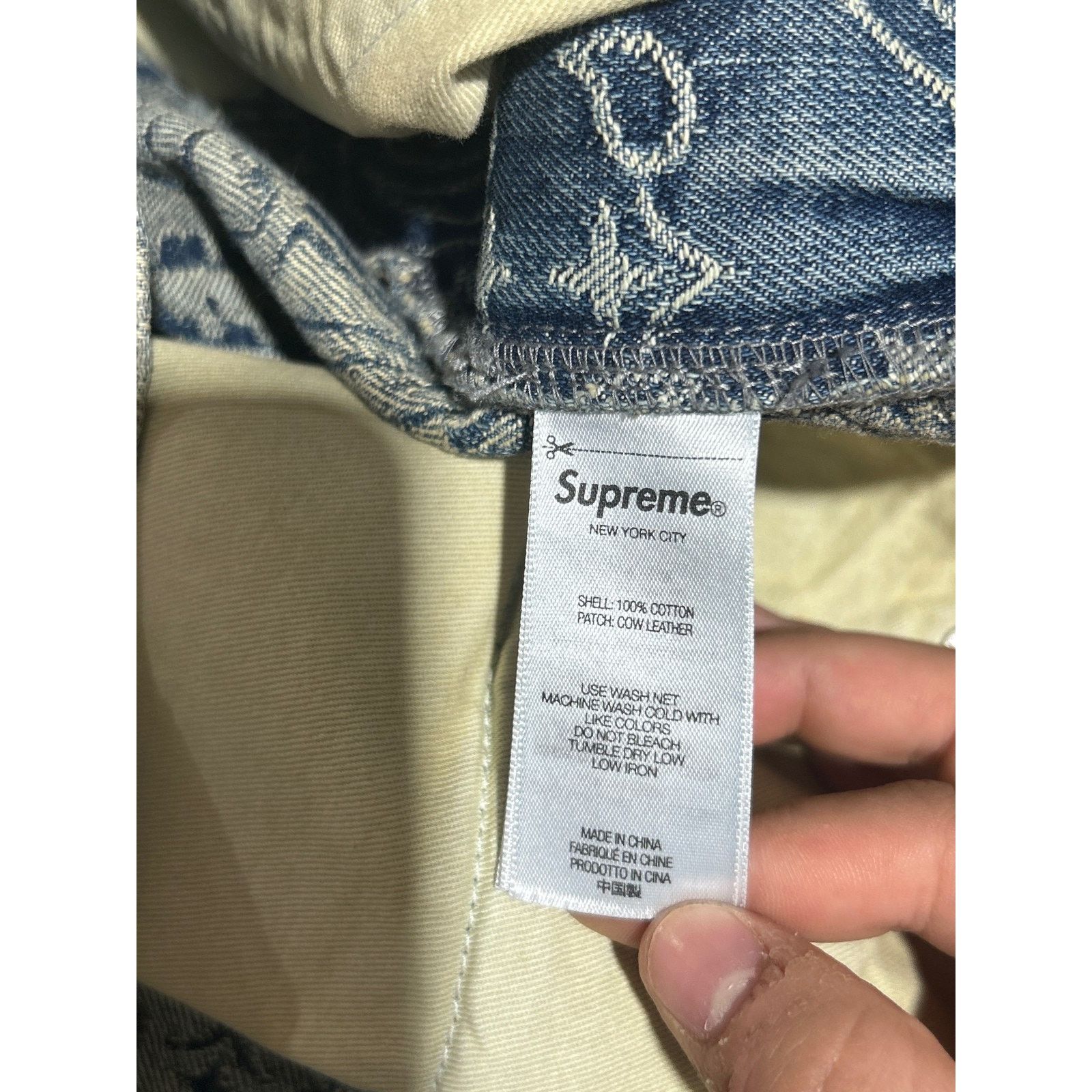 Supreme SUPREME BANDANA JACQUARD BAGGY JEAN SIZE 32 PREOWNED Size US 32 / EU 48 - 8 Thumbnail