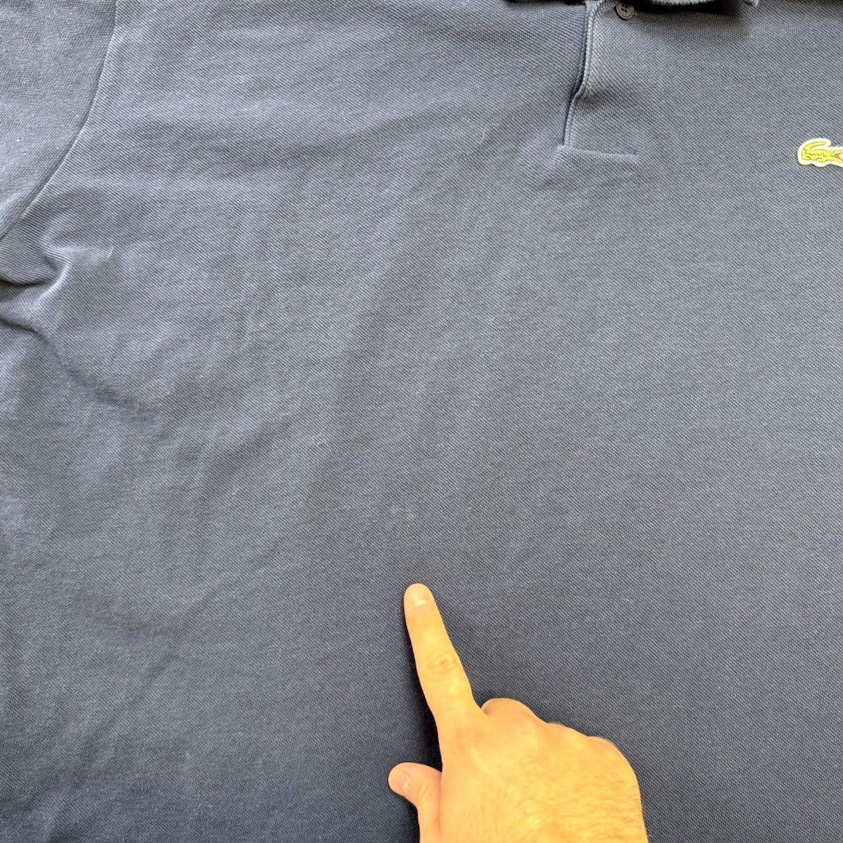 Lacoste Lacoste Polo Shirt Mens 4XLT Navy Blue Pique Knit Cotton Logo Preppy Shirt Men 4XLT Navy Blue Polo Lacoste Size US XXL / EU 58 / 5 - 3 Thumbnail