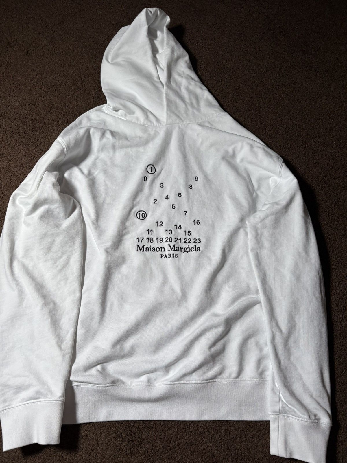 Maison Margiela フーディ size:S MM6 Maison Margiela Ladies Off White Oversize Fit Cotton