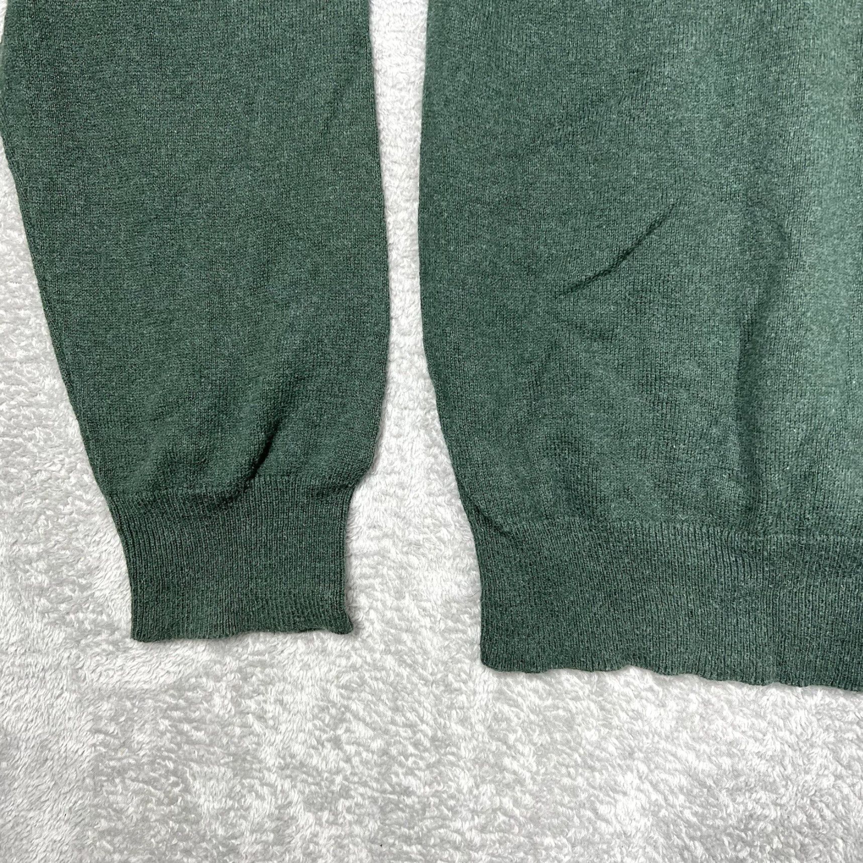 Chaps Chaps Sweater Mens Large V-Neck Pullover Tight-Knit Hunter Green Midweight Crew Neck Casual-Party/Cocktail Size US L / EU 52-54 / 3 - 7 Thumbnail