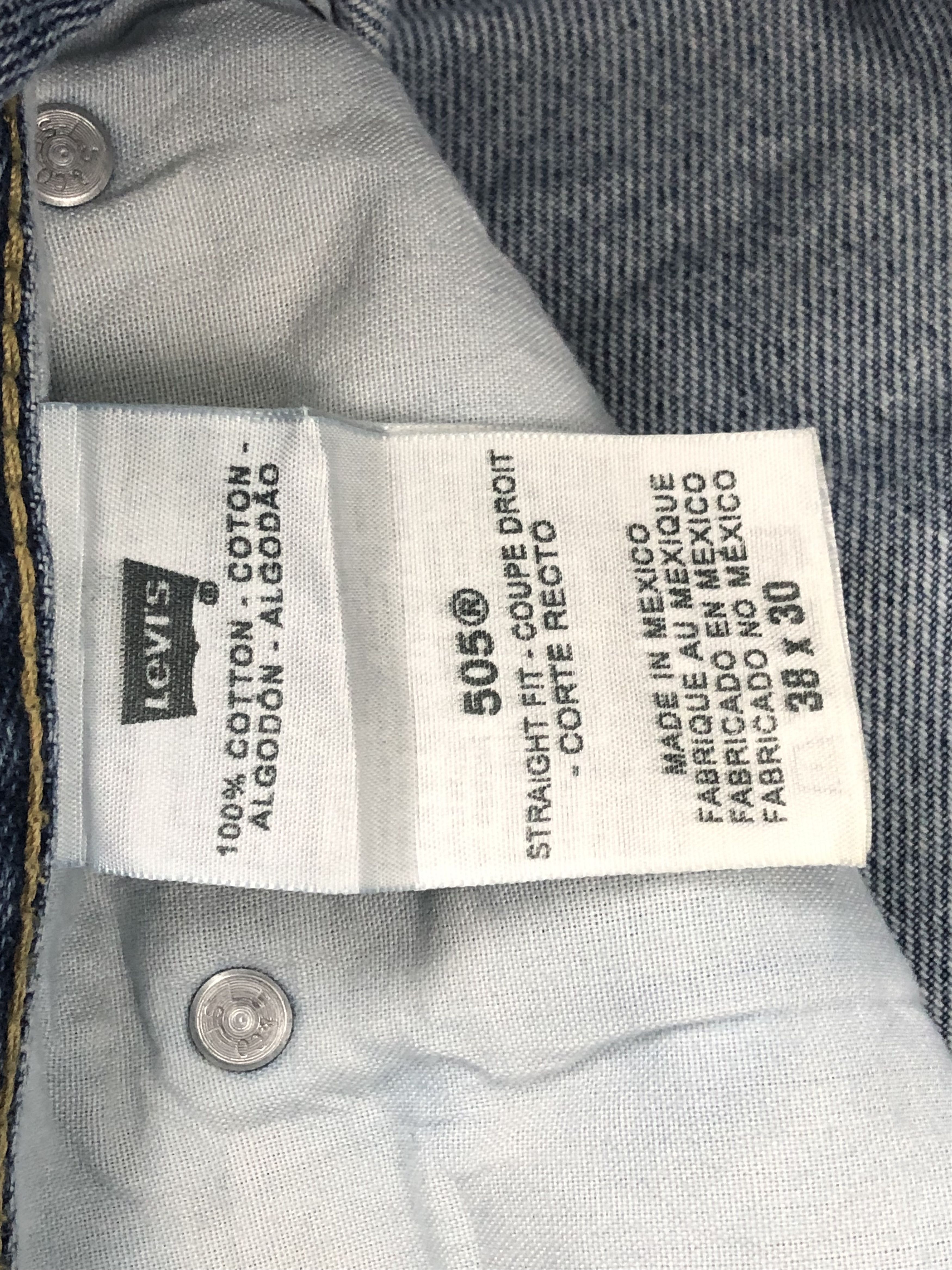 Levi's Faded Blue Vintage Levis 505 Jeans DP1539 Size US 40 / EU 56 - 9 Thumbnail