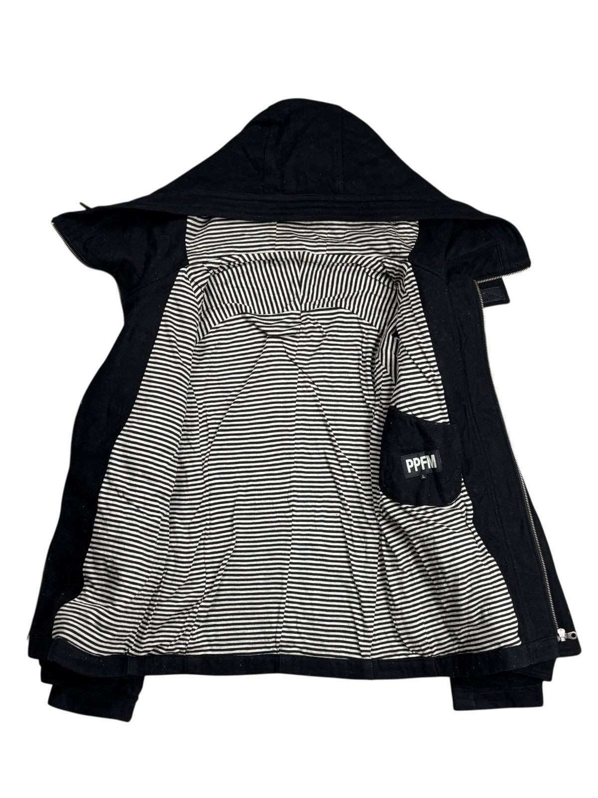 PPFM 2000s PPFM - Fang Button Napoleon Hooded Jacket Size US M / EU 48-50 / 2 - 2 Thumbnail