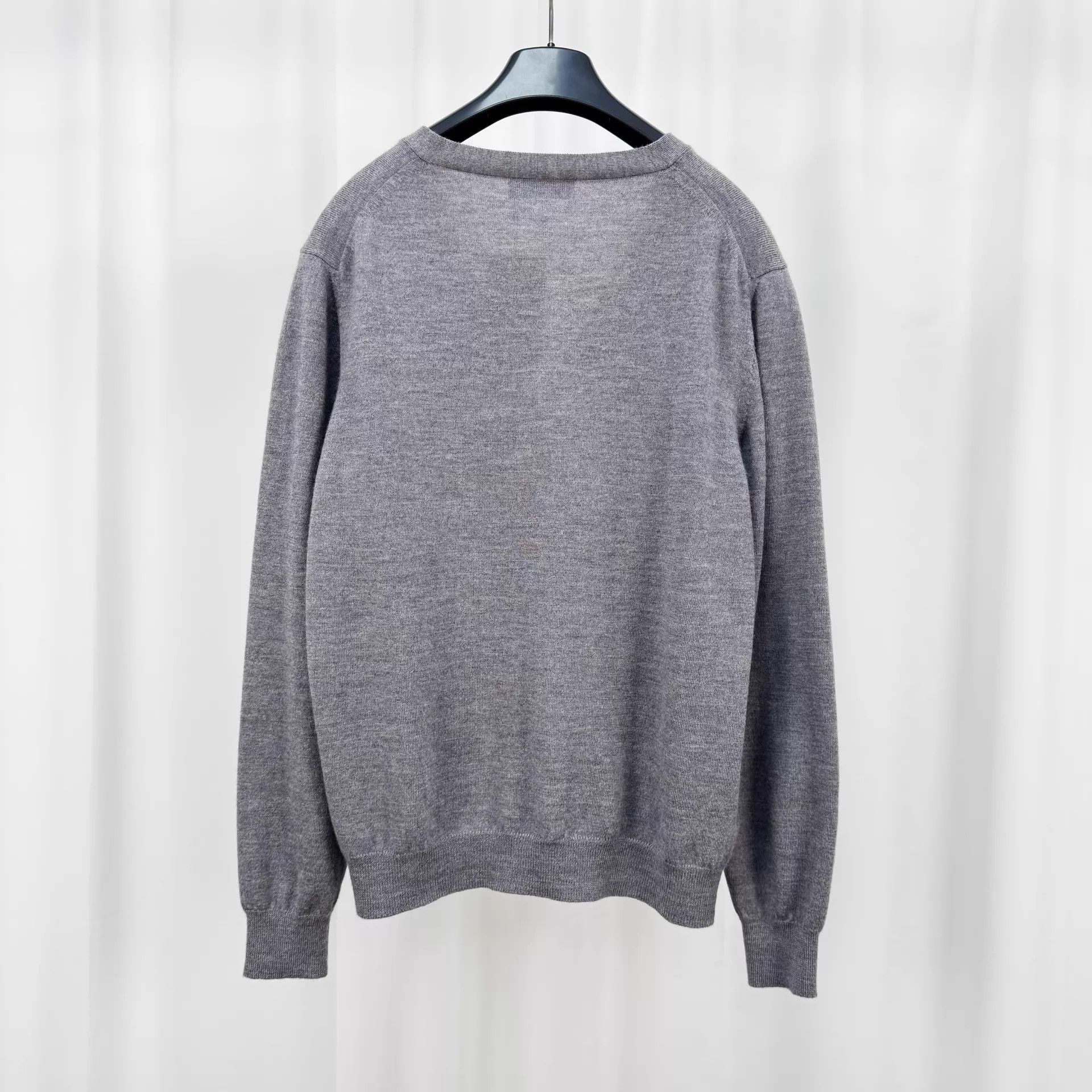 Miu Miu Miu Miu Logo Jacquard Wool Knit Cardigan 40FR New Size S / US 4 / IT 40 - 2 Thumbnail