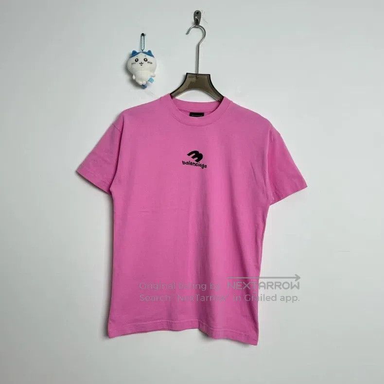 Balenciaga Balenciaga Pink 3B Graffiti Short Sleeve Size US XS / EU 42 / 0 - 1 Thumbnail