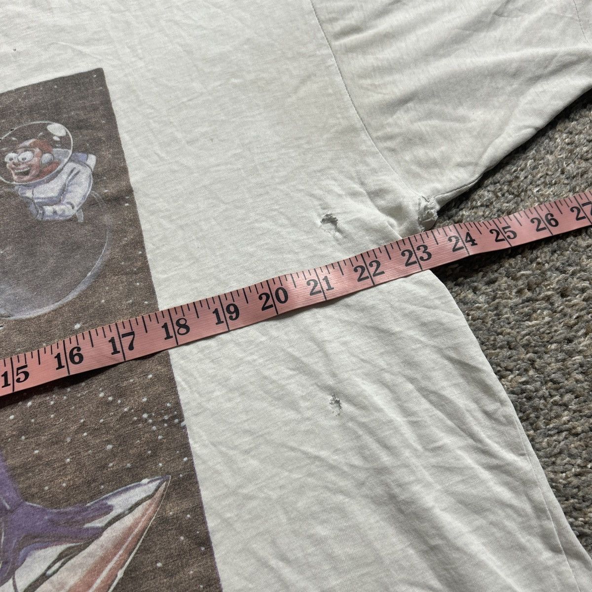 Band Tees × Giant × Vintage Vintage 1994 butthole surfers coop pinup space girl band tee Size US XL / EU 56 / 4 - 11 Thumbnail