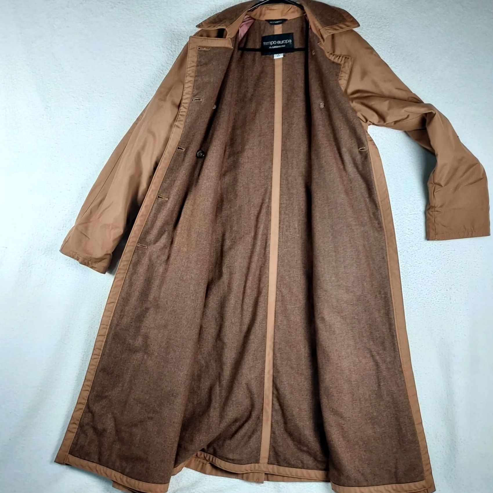 Vintage VINTAGE London Fog Tempo Europa Women’s Coat Trench Belted Brown 8R Thinsulate Faux Fur Collar Womens Size M / US 6-8 / IT 42-44 - 3 Thumbnail