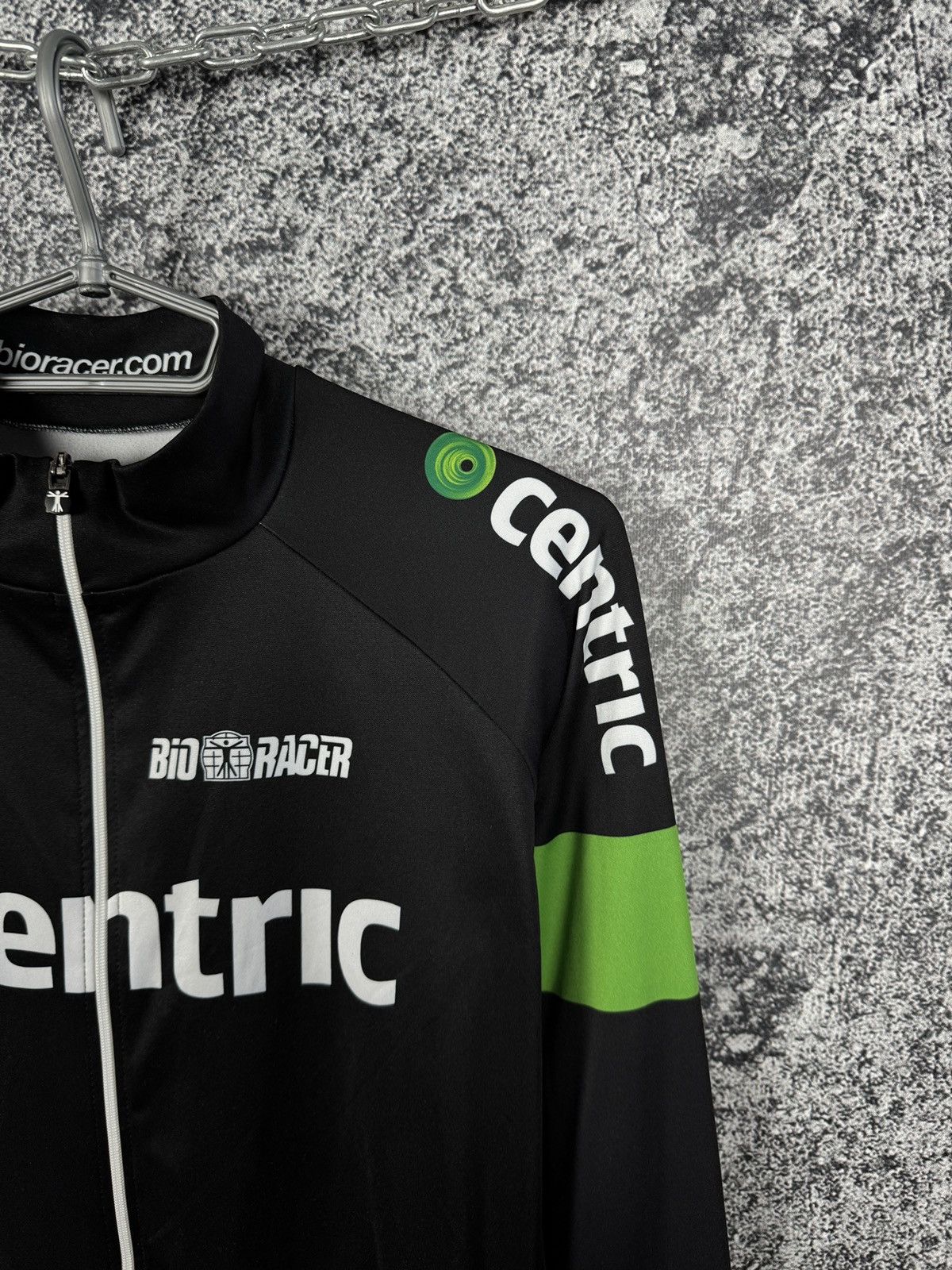 Vintage Men’s Bioracer Centric Speedwear Cycling Full Zip Jersey 4/L Size US L / EU 52-54 / 3 - 2 Thumbnail