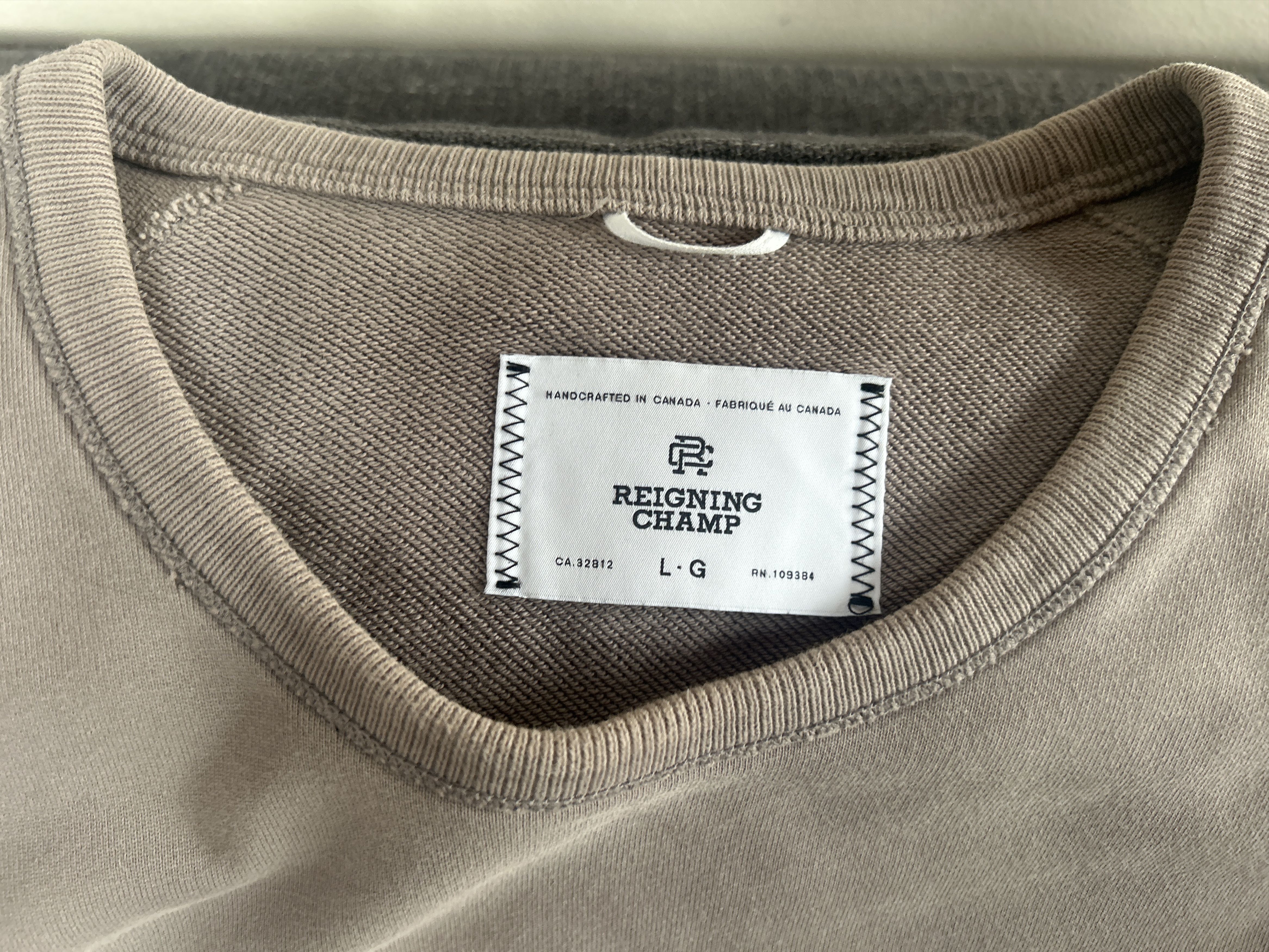 Reigning Champ Reigning Champ Midweight Terry Standard Crewneck Men's Size US L / EU 52-54 / 3 - 3 Thumbnail